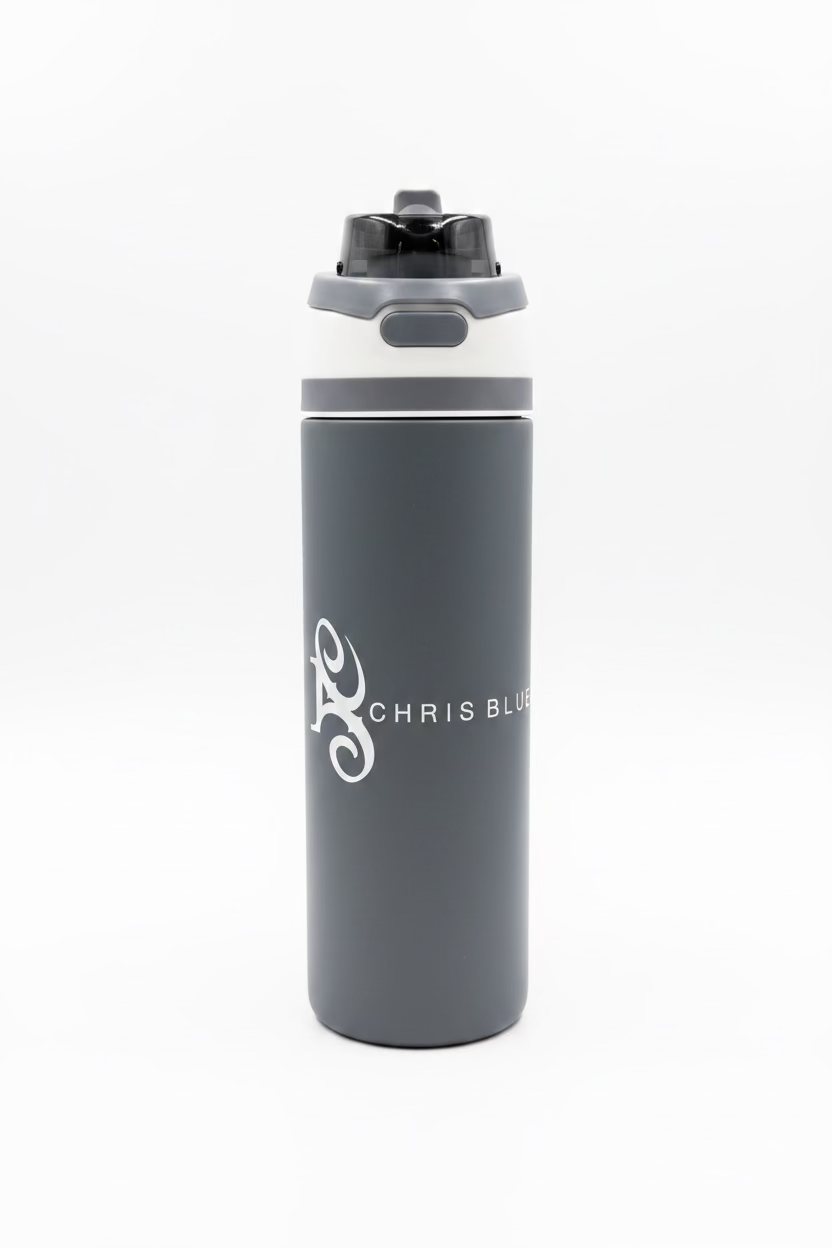Chris Blue Water Bottle