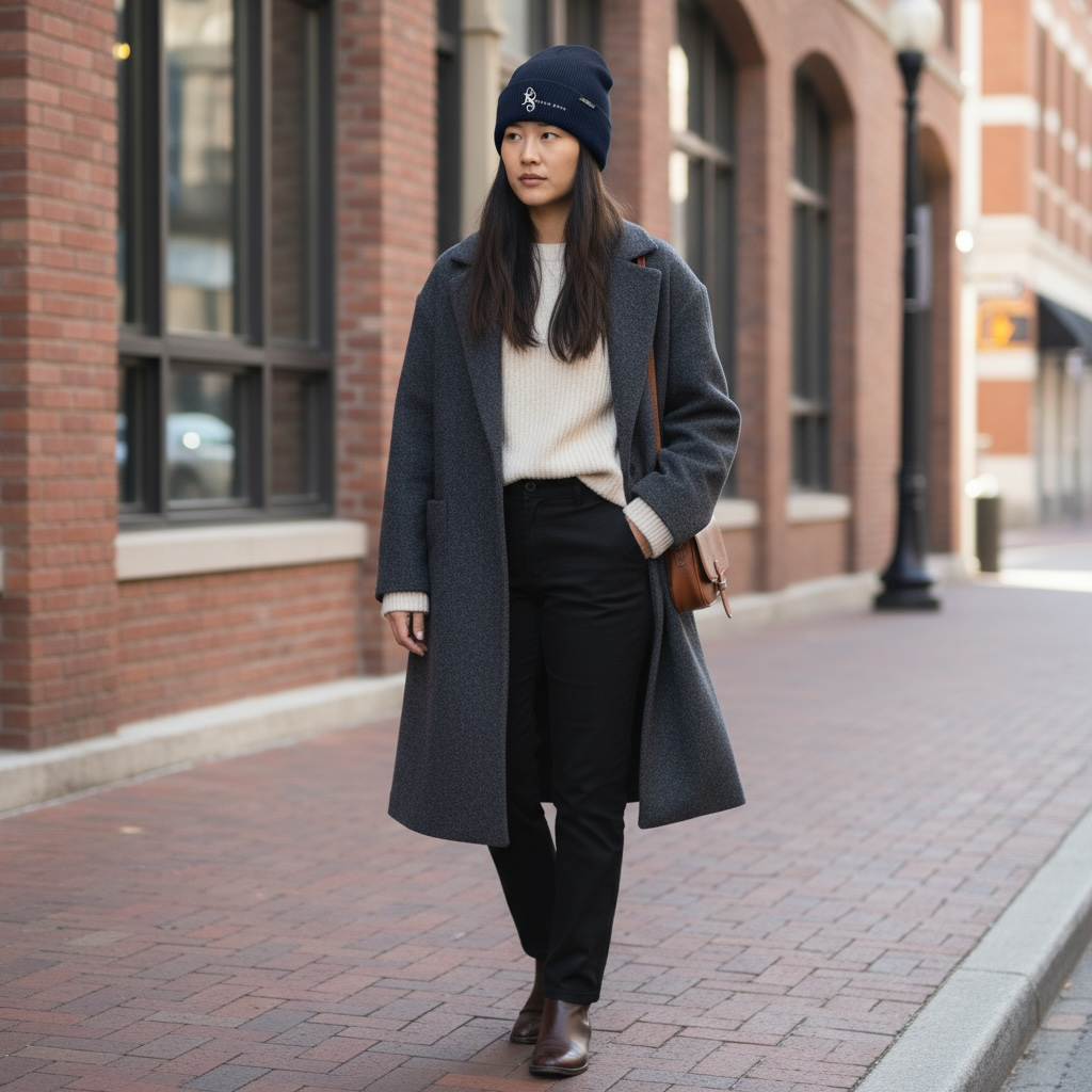 Chris Blue Beanie Hat