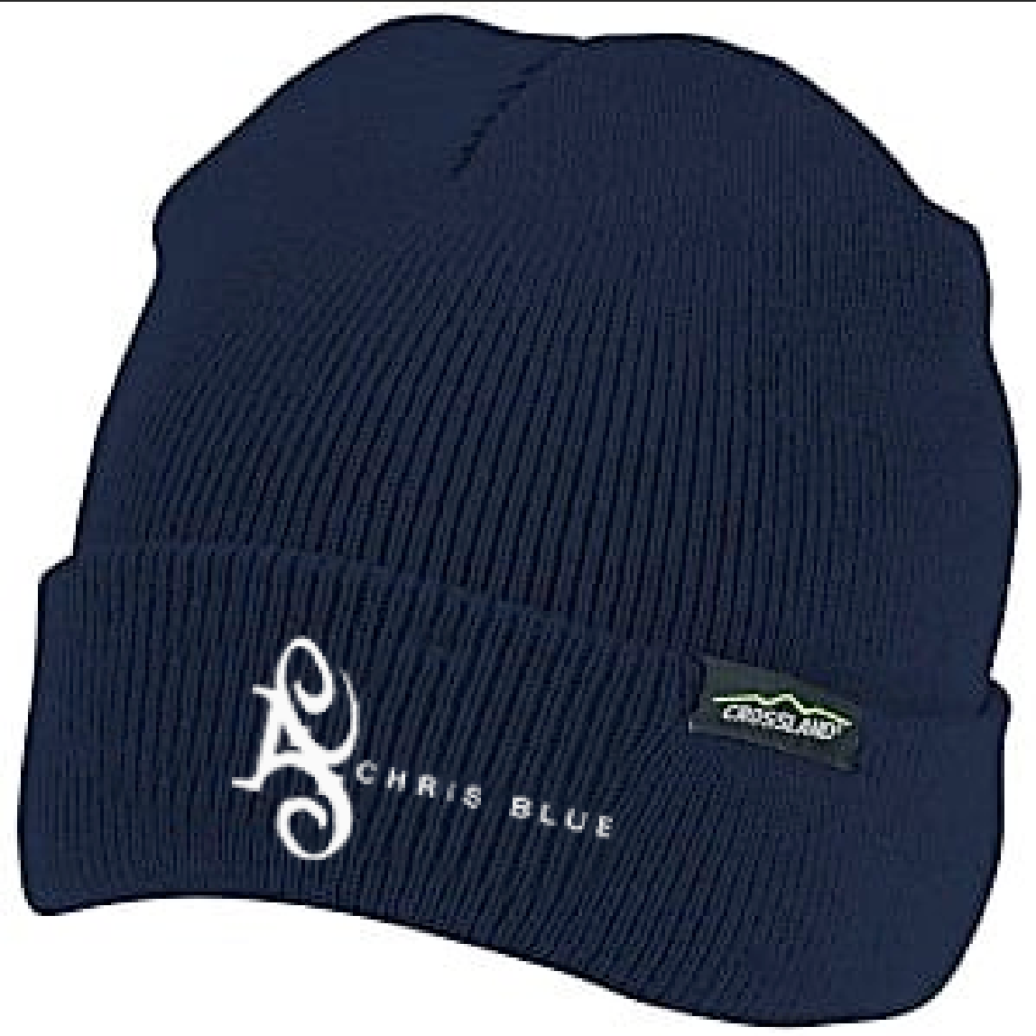 Chris Blue Beanie Hat